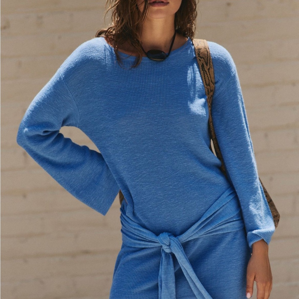 Free People Blue Mini Dress